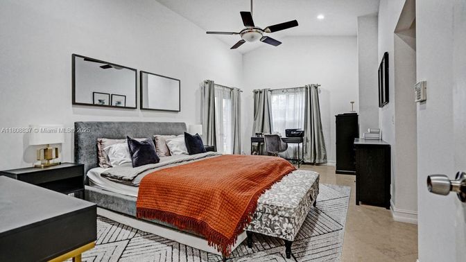 Bedroom, Interior, Recessed Lighting