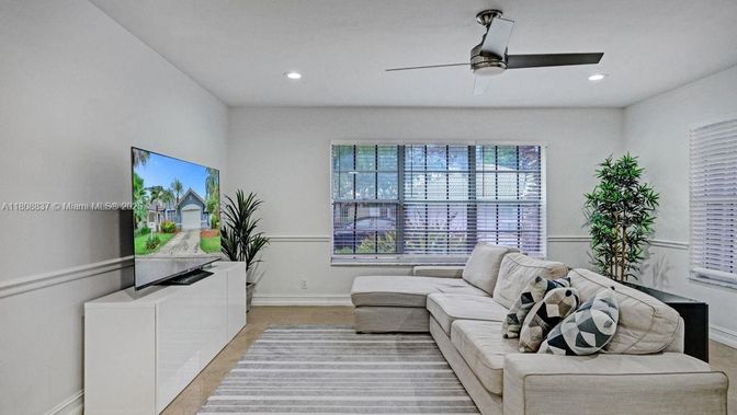 Interior, Living room, Recessed Lighting