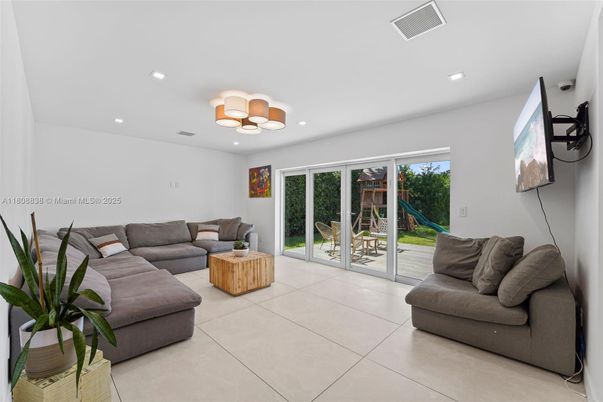 Interior, Living room, Recessed Lighting