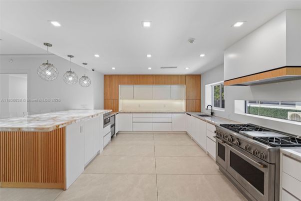 Interior, Kitchen, Recessed Lighting, Stainless Steel Appliances