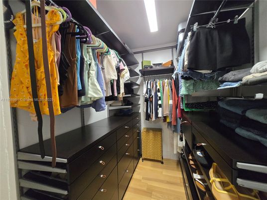 Interior, Walk-in Closets, Wood Texture Flooring