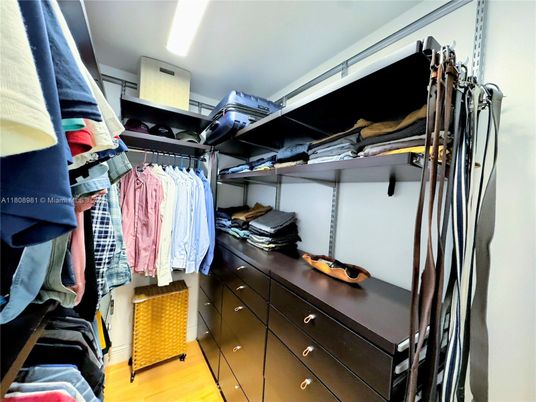 Interior, Walk-in Closets, Wood Texture Flooring