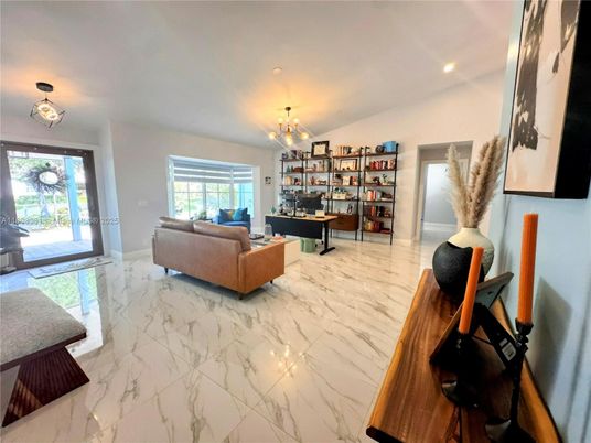 Interior, Living room, Marble, Recessed Lighting