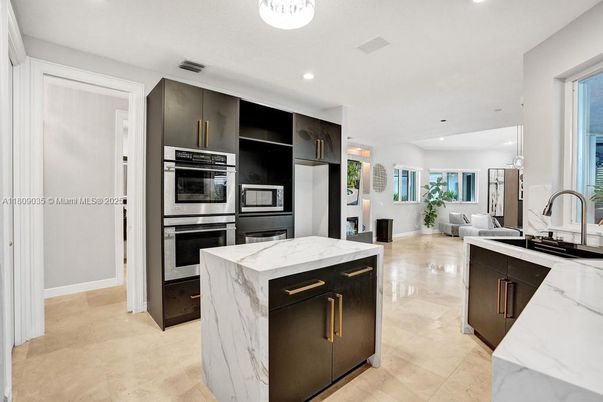 Interior, Kitchen, Recessed Lighting, Stainless Steel Appliances