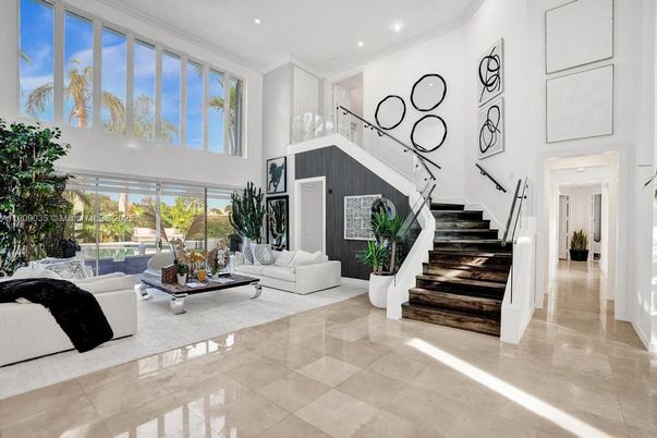 Interior, Living room, Recessed Lighting