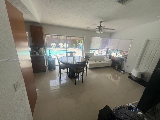 Dining room, Interior, Pool