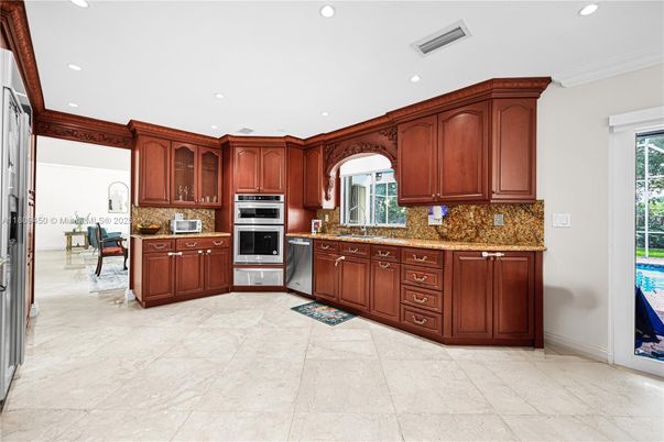 Interior, Kitchen, Recessed Lighting, Stainless Steel Appliances