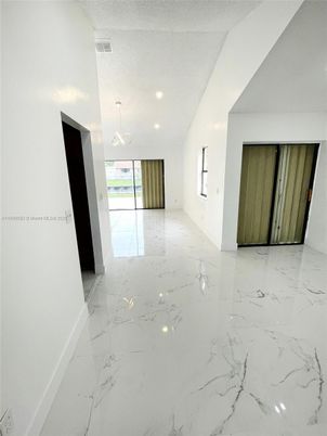 Empty room, Interior, Marble, Pendant Lights, Recessed Lighting