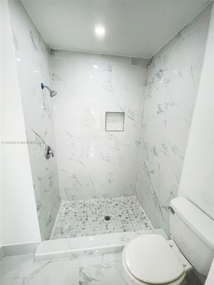 Bathroom, Interior, Marble, Marble Walls, Recessed Lighting