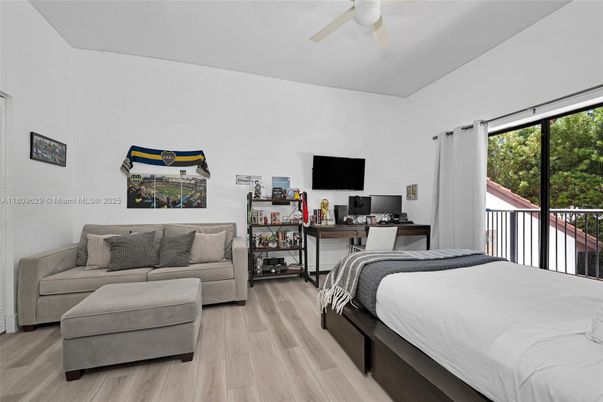 Bedroom, Home Office, Interior, Wood Texture Flooring