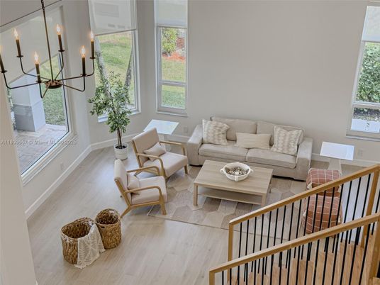 Chandelier, Interior, Living room, Wood Texture Flooring