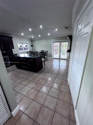 Dining room, Interior, Kitchen, Pendant Lights, Recessed Lighting