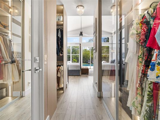 Interior, Walk-in Closets, Wood Texture Flooring