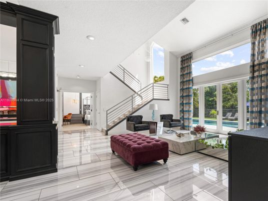 Interior, Living room, Recessed Lighting