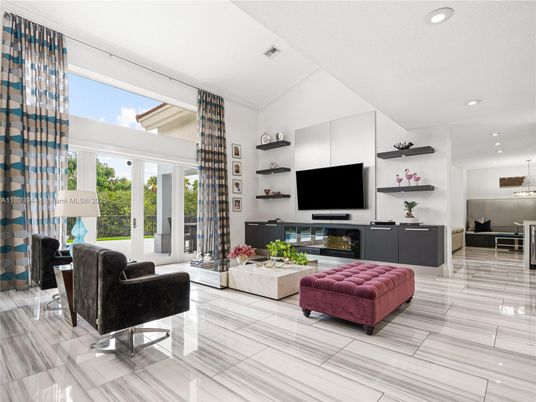 Interior, Living room, Recessed Lighting