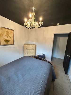 Bedroom, Chandelier, Interior