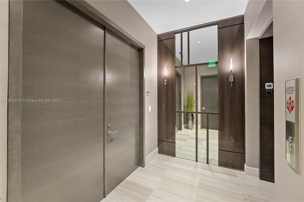 Elevator, Interior, Recessed Lighting