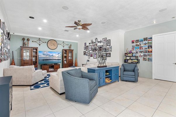 Interior, Living room, Recessed Lighting