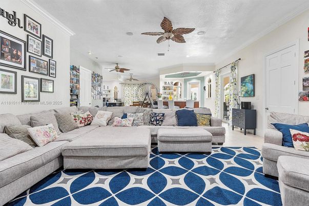 Interior, Living room, Recessed Lighting