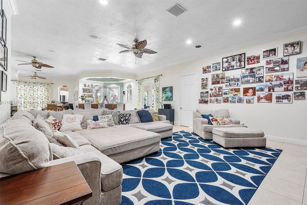 Interior, Living room, Recessed Lighting
