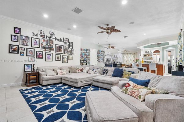 Interior, Living room, Recessed Lighting