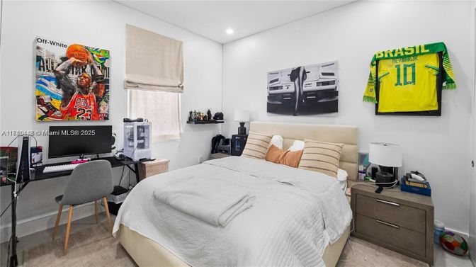 Bedroom, Home Office, Interior, Recessed Lighting