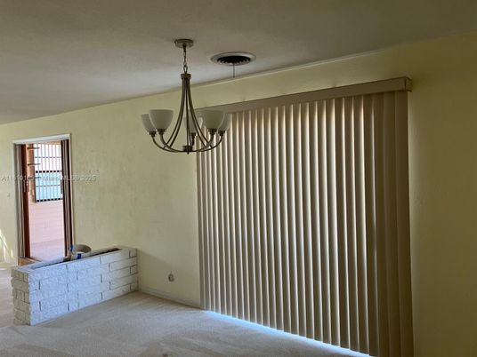 Chandelier, Empty room, Interior