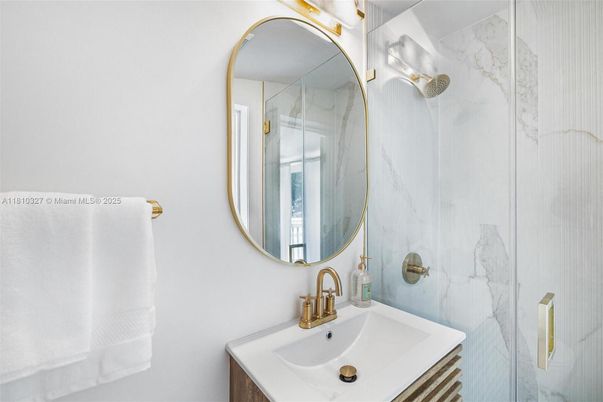 Bathroom, Glass Shower, Interior