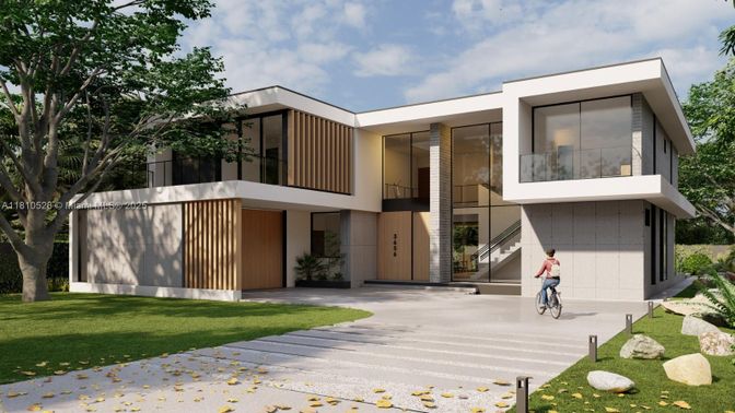 Backyard, Exterior, Facade, Modern