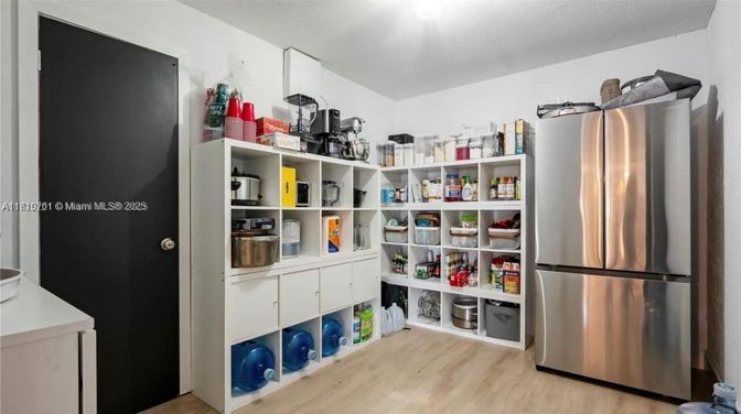 Interior, Stainless Steel Appliances, Wood Texture Flooring