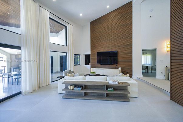 Interior, Living room, Recessed Lighting