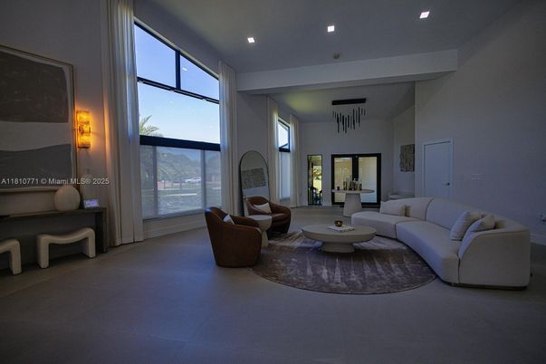 Interior, Living room, Recessed Lighting