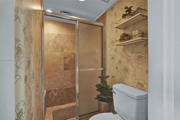 Bathroom, Glass Shower, Interior