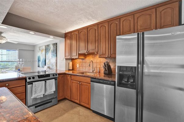 Interior, Kitchen, Recessed Lighting, Stainless Steel Appliances