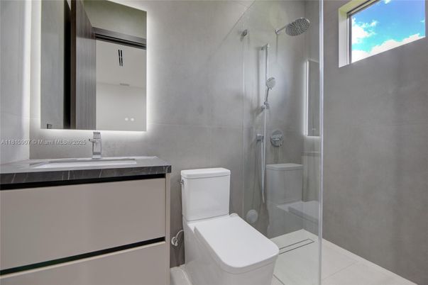 Bathroom, Glass Shower, Interior