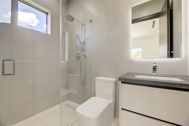 Bathroom, Glass Shower, Interior