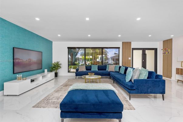 Interior, Living room, Marble, Recessed Lighting