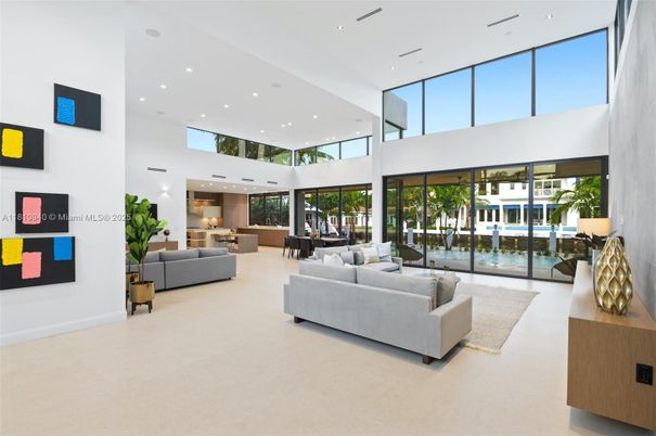 Interior, Living room, Recessed Lighting