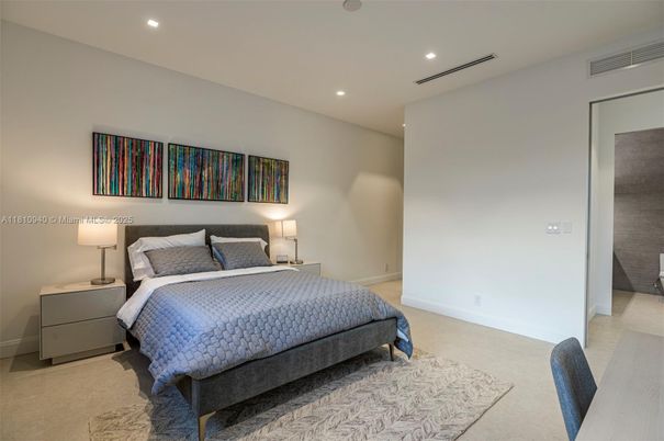 Bedroom, Interior, Recessed Lighting