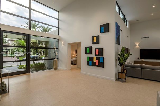 Interior, Living room, Recessed Lighting