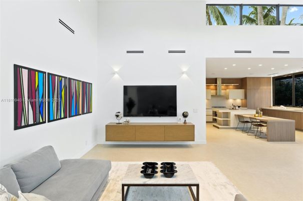 Dining room, Interior, Kitchen, Living room, Recessed Lighting