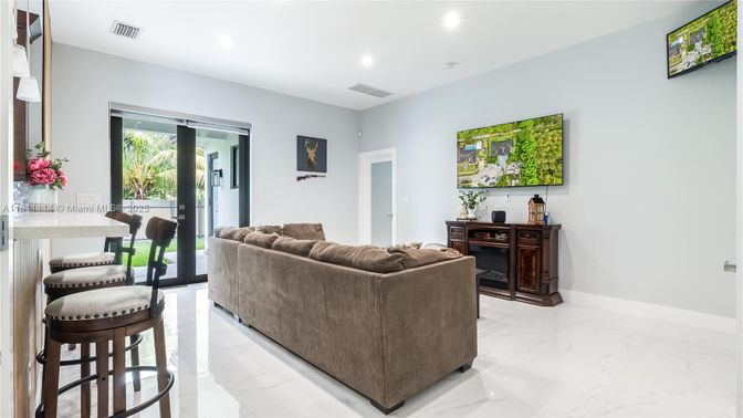 Interior, Living room, Marble, Recessed Lighting