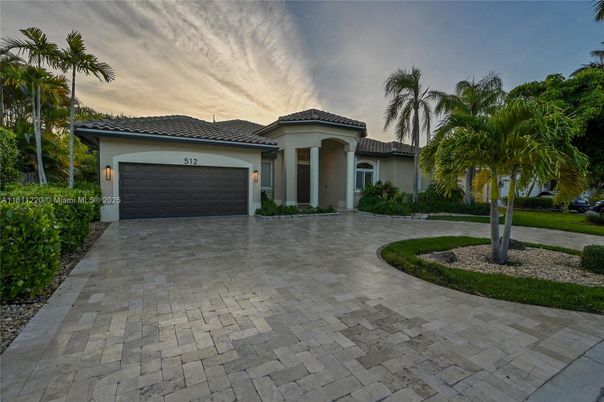 Attached, Backyard, Exterior, Facade, Mediterranean