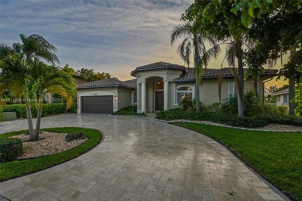 Attached, Backyard, Exterior, Facade, Mediterranean