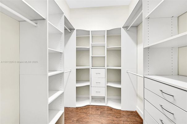 Interior, Walk-in Closets, Wood Texture Flooring