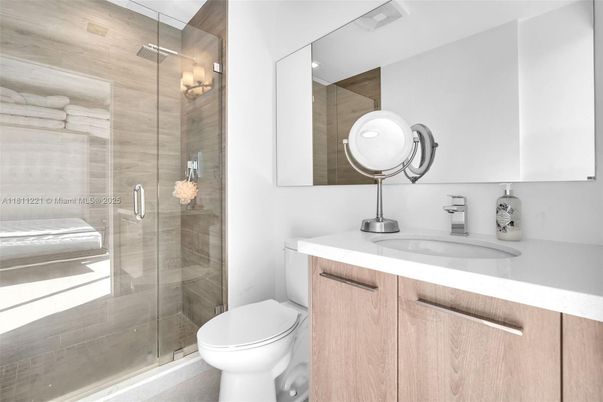 Bathroom, Glass Shower, Interior