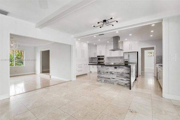 Interior, Kitchen, Recessed Lighting, Stainless Steel Appliances