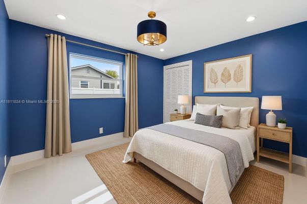 Bedroom, Interior, Recessed Lighting