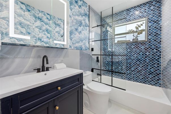 Bathroom, Glass Shower, Interior