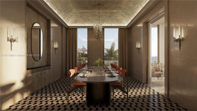 Chandelier, Dining room, Interior, Water